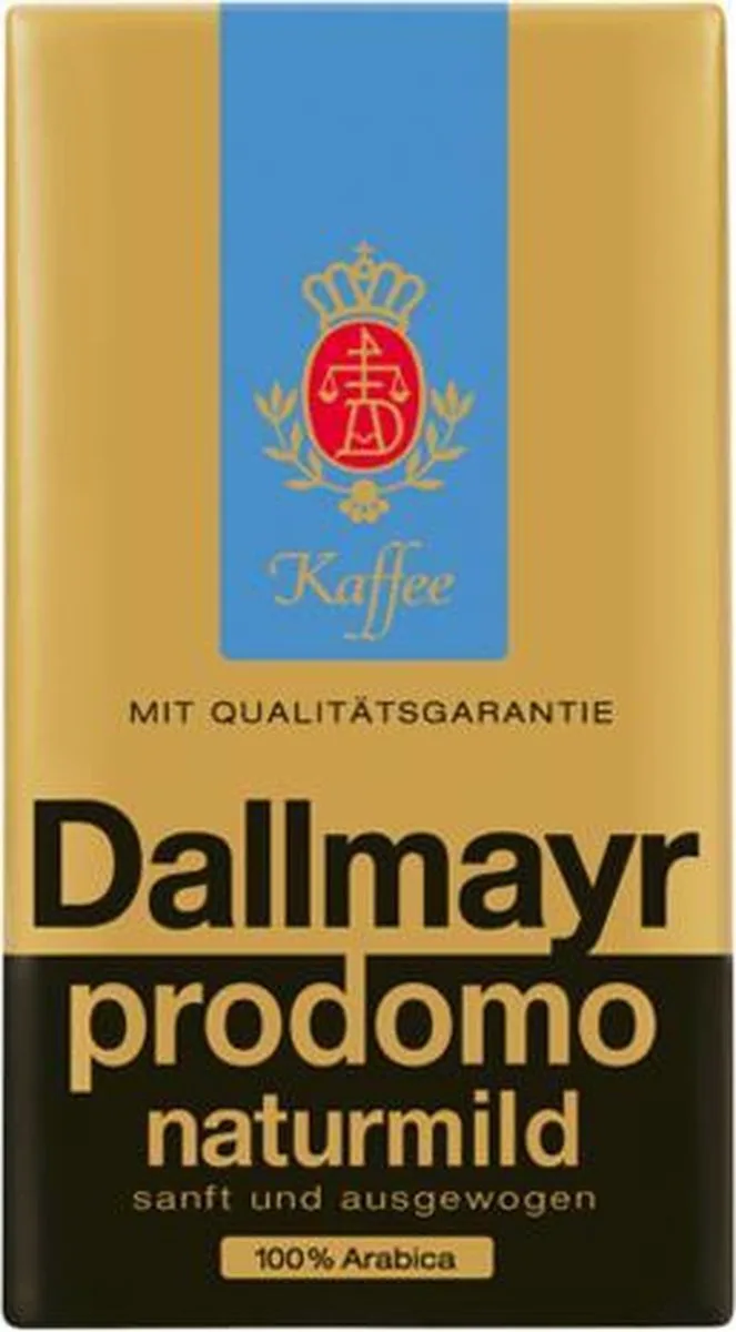 Prodomo Natuurmild Gemalen koffie - 12 x 500 gram van Dallmayr – productfoto