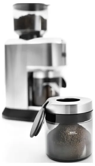De'Longi koffiemolen KG520.M van De'Longhi in Zilver – productfoto 2 van 2