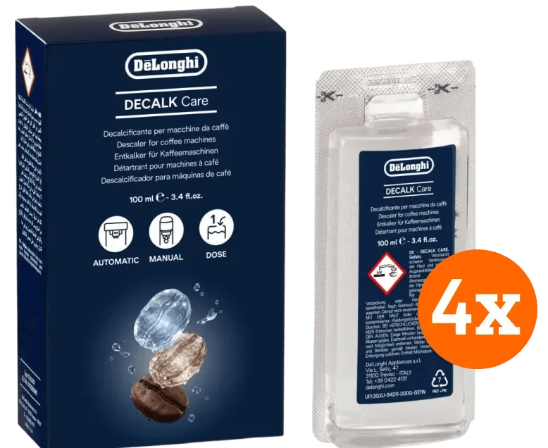 DeCalk Care Ontkalker 4 x 500 ml van De'Longhi – productfoto