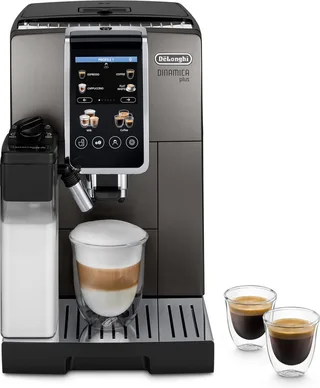 Dinamica Plus ECAM380.95.TB – Volautomatische Espressomachine by De'Longhi in Titanium black – product photo 1 of 3