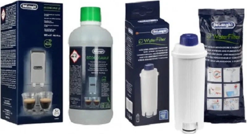 DLSC002 - Waterfilter voor koffiemachine - Met ontkalker de De'Longhi – photo produit