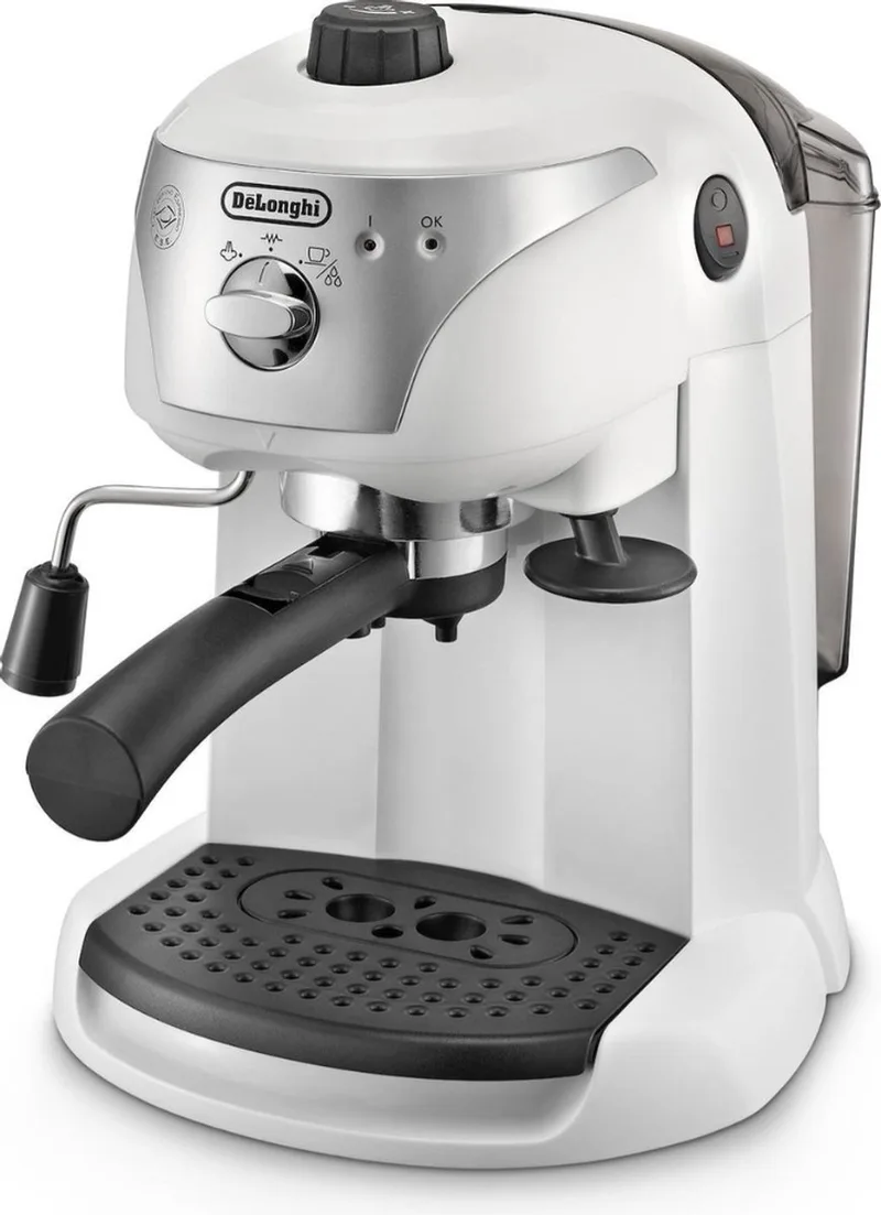 EC 221W Espressomachine 1 l - Pump - Handmatig - White van De'Longhi in Wit-grijs – productfoto