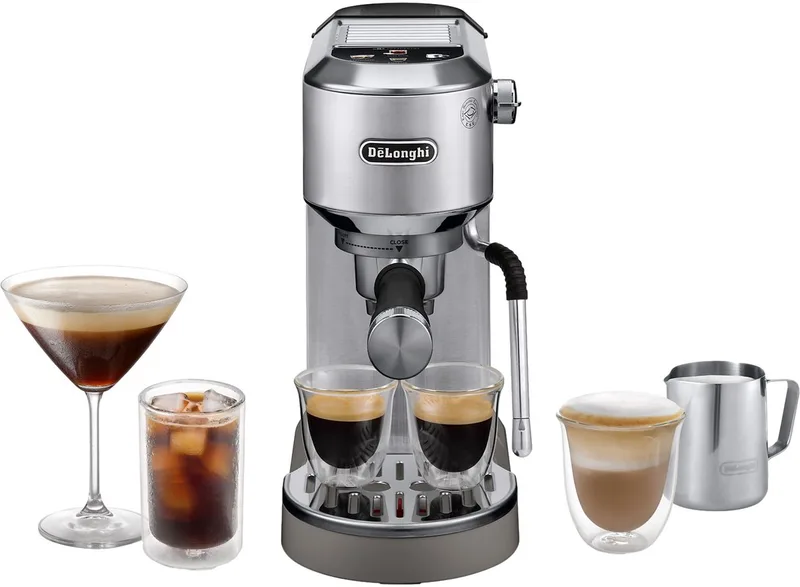 EC890.M Dedica DUO - Espressomachine van De'Longhi in Roestvrij staal – productfoto