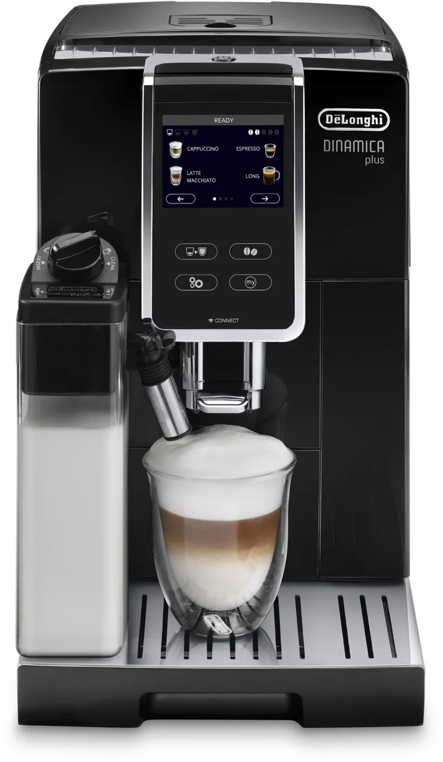 ECAM 370.85.B Dinamica Plus Kaffee-Vollautomat von De'Longhi in Schwarz – Produktfoto