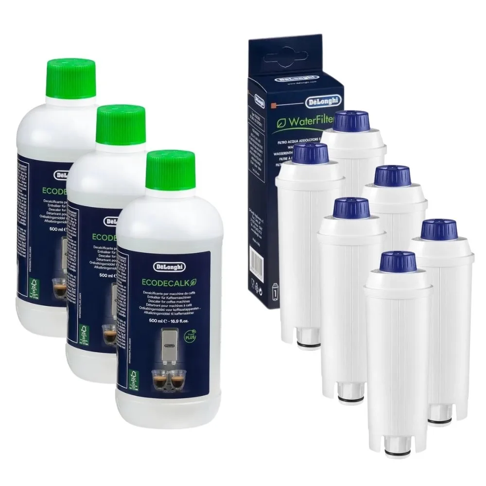 ECAM onderhoudsset - 12 maanden ontkalken en waterfilters by De'Longhi – product photo