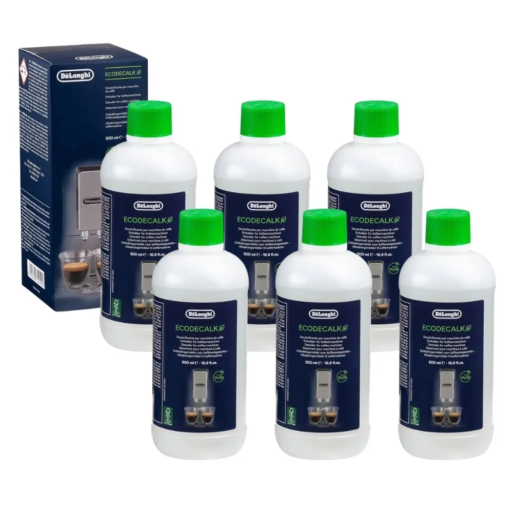 EcoDecalk DLSC500 - 6x500ml - koffiemachine ontkalker SER3018 från De'Longhi – produktbild