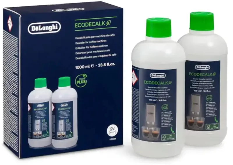 EcoDecalk DLSC502 - Universele Ontkalker - 2 x 500ml van De'Longhi in Helder – productfoto