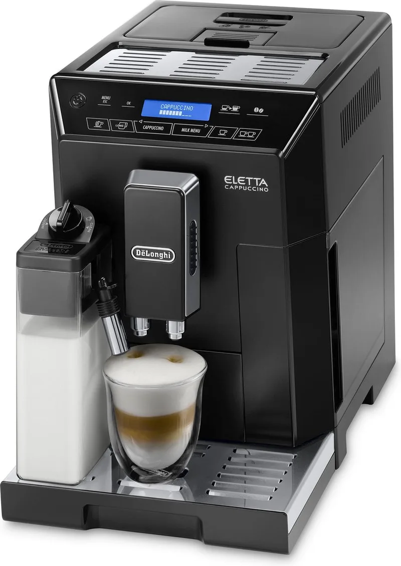 Eletta Cappuccino ECAM 44.660.B - Volautomatische Espressomachine van De'Longhi in Zwart – productfoto