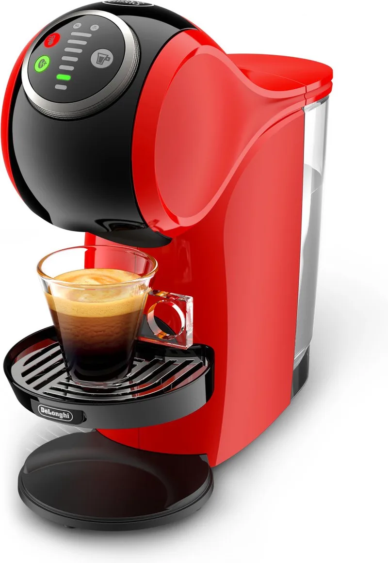 Genio Plus EDG315.R - Cupmachine - 0,8 l van De'Longhi in Zwart, Rood – productfoto