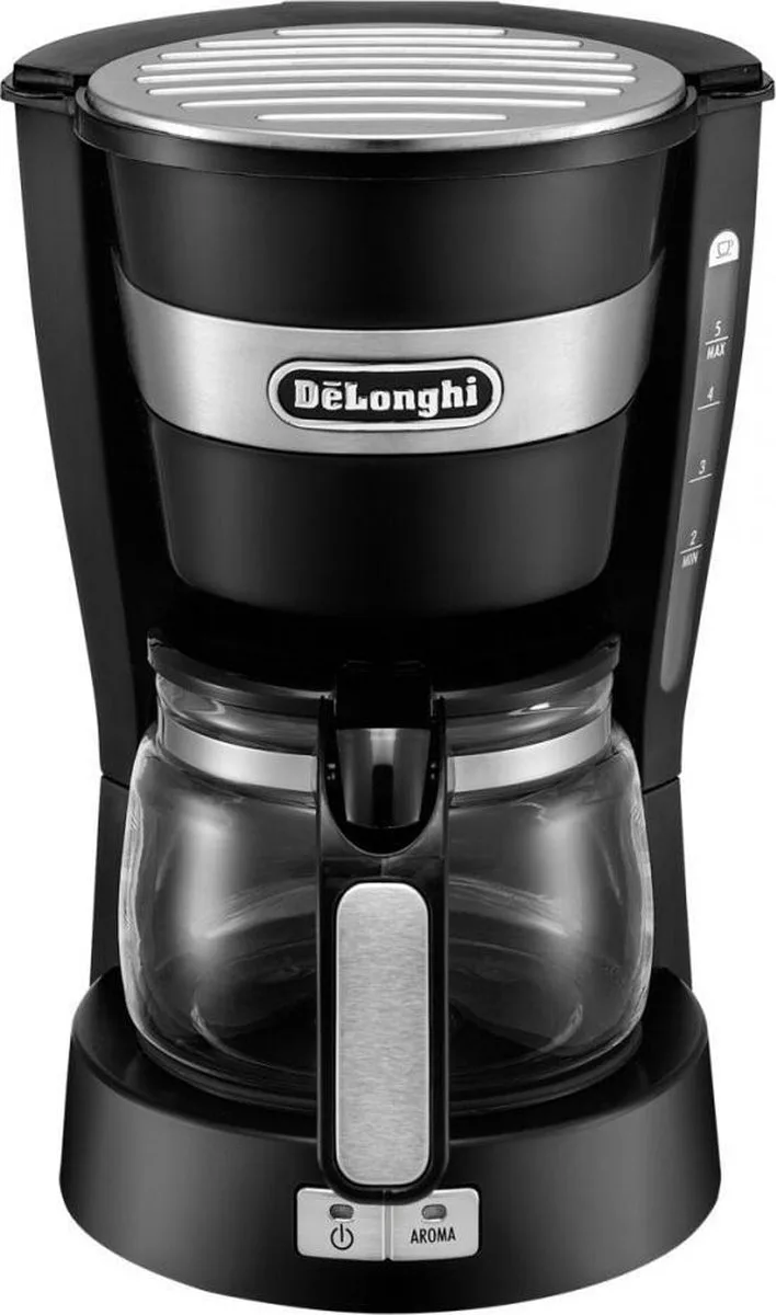 ICM14011 - Compact filter-koffiezetapparaat van De'Longhi in Zwart – productfoto