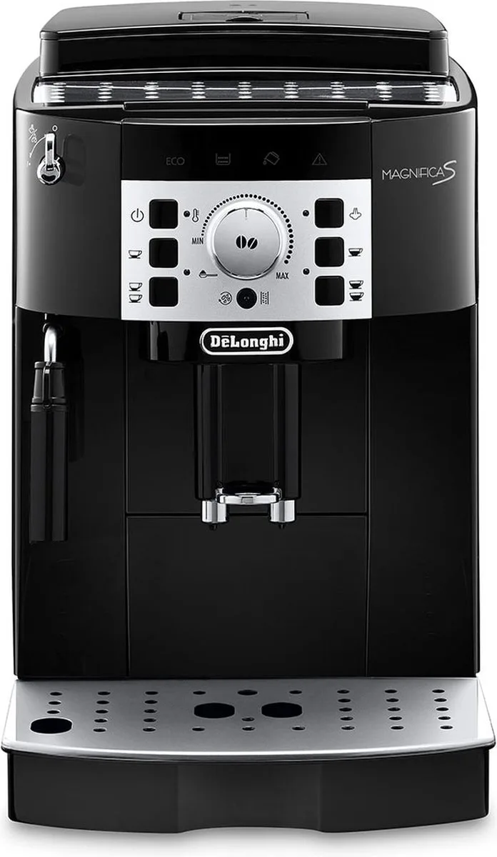 koffiezetapparaat - Magnifica S ECAM 22.105.B - voor bonen/poeder, tot 1,8 l/250 g, melkopschuimer van De'Longhi in Zwart – productfoto