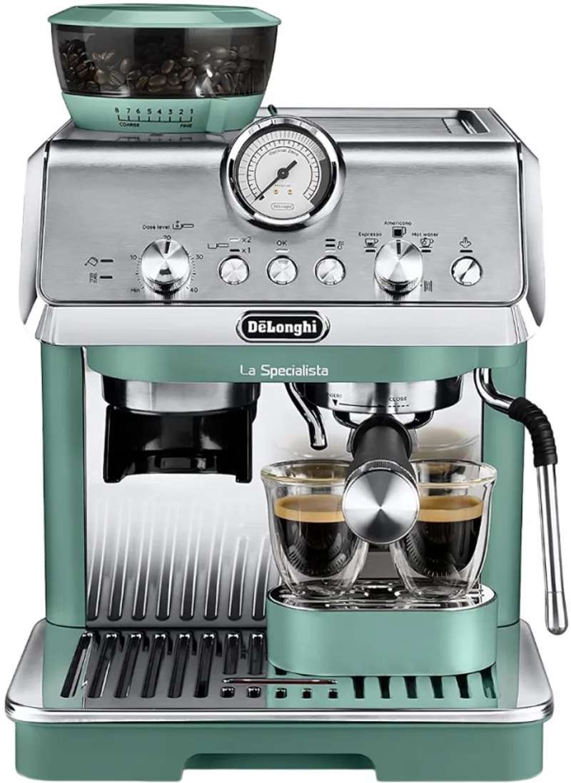 La Specialista Arte EC9155.GR Espresso machine met molen by De'Longhi in Green – product photo