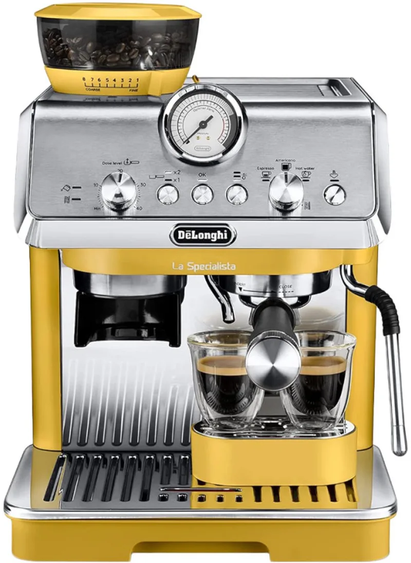 La Specialista Arte EC9155.YE Espresso machine met molen by De'Longhi in Yellow – product photo