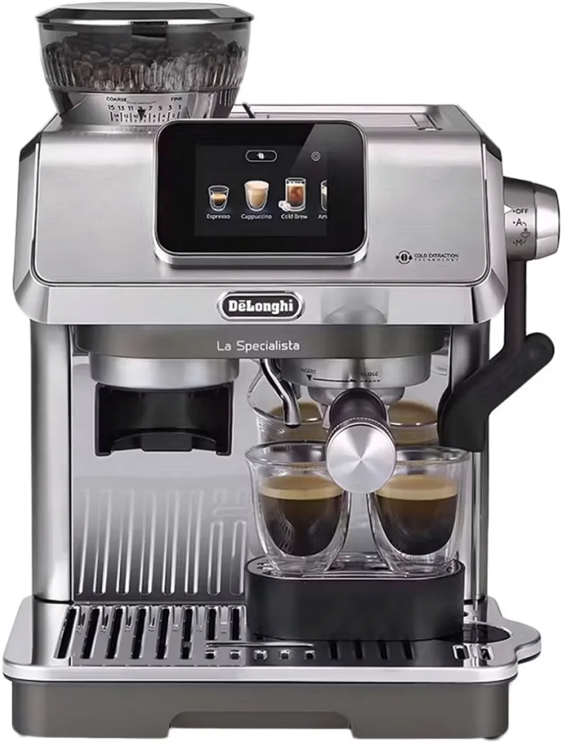 De'Longhi EC9455.M Espresso apparaat Grijs van De'Longhi in Roestvrij staal – productfoto