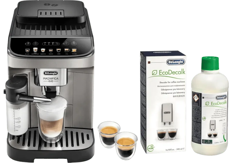 Magnifica EVO ECAM290.81.TB + Ontkalker van De'Longhi – productfoto