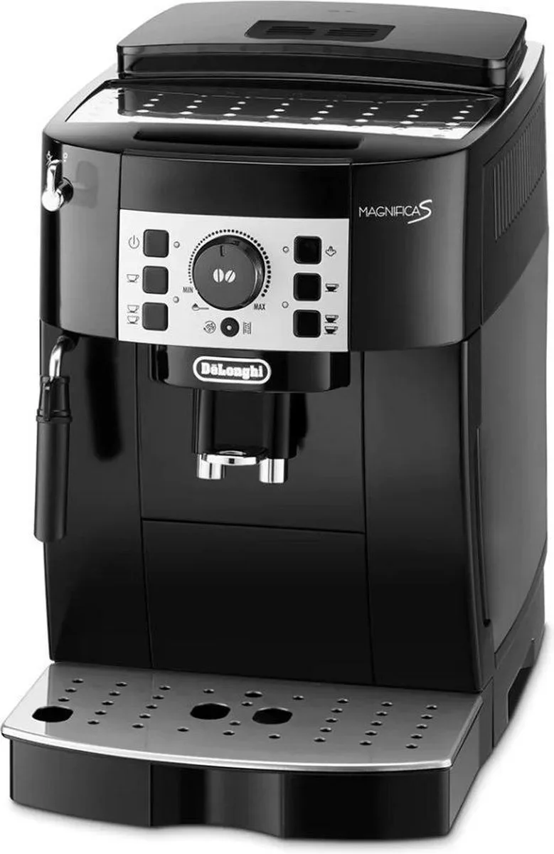 Magnifica S ECAM20.110 - Volautomatische espressomachine - Handmatige melkopschuimer en uitneembare zetgroep by De'Longhi in Black – product photo