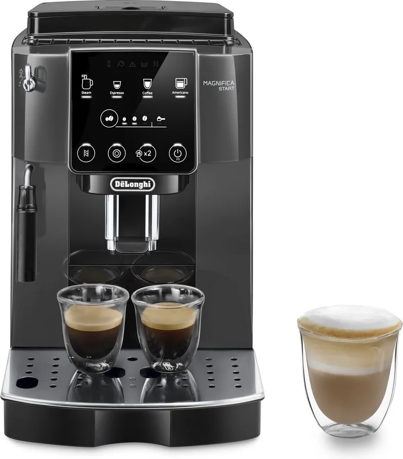Magnifica S Start ECAM220.22.GB - Volautomatische espressomachine - Zwart van De'Longhi in Grijs, Zwart – productfoto 1 van 2