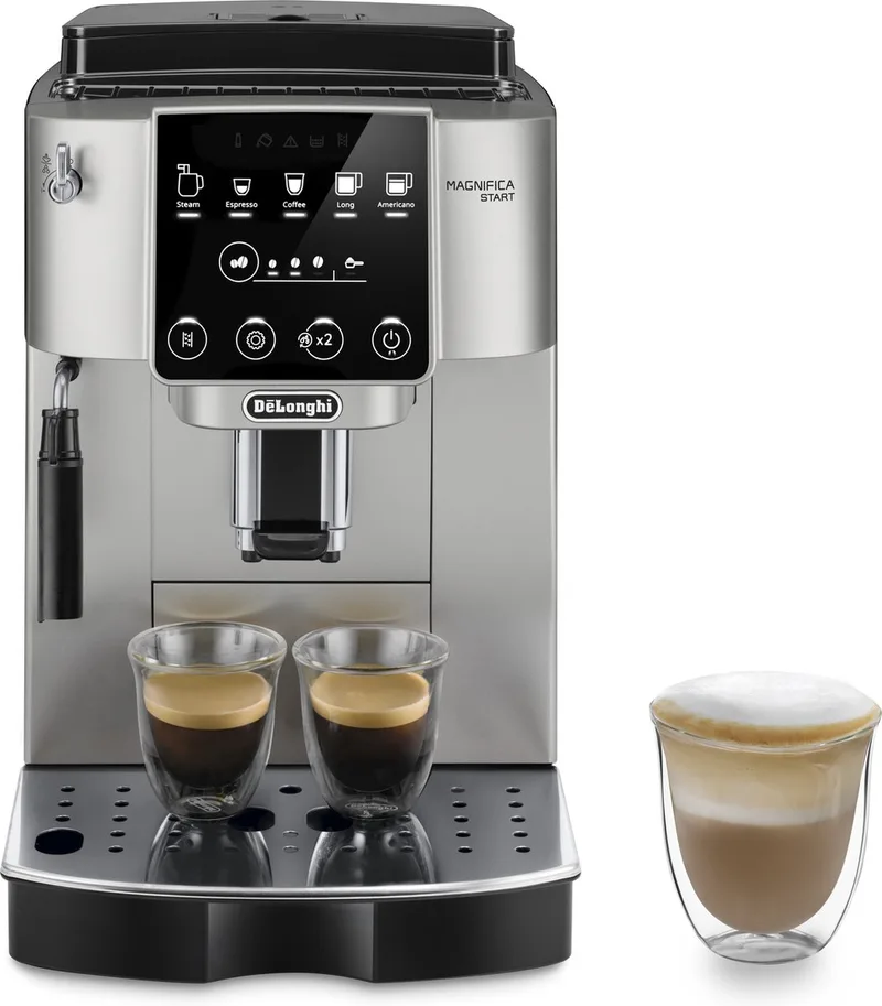 Magnifica S Start ECAM220.30.SB - Volautomatische espressomachine - Zilver/Zwart van De'Longhi in Zilver – productfoto