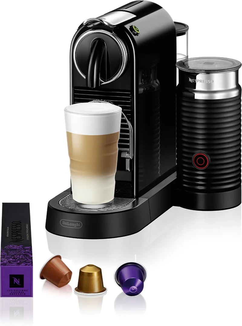 Nespresso CitiZ & Milk EN267.BAE - Koffiecupmachine by De'Longhi in Black – product photo