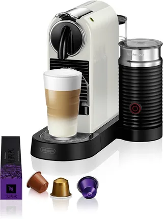 Nespresso CitiZ & Milk EN267.WAE - Koffiecupmachine - Met melkopschuimer van De'Longhi in Wit – productfoto 1 van 2
