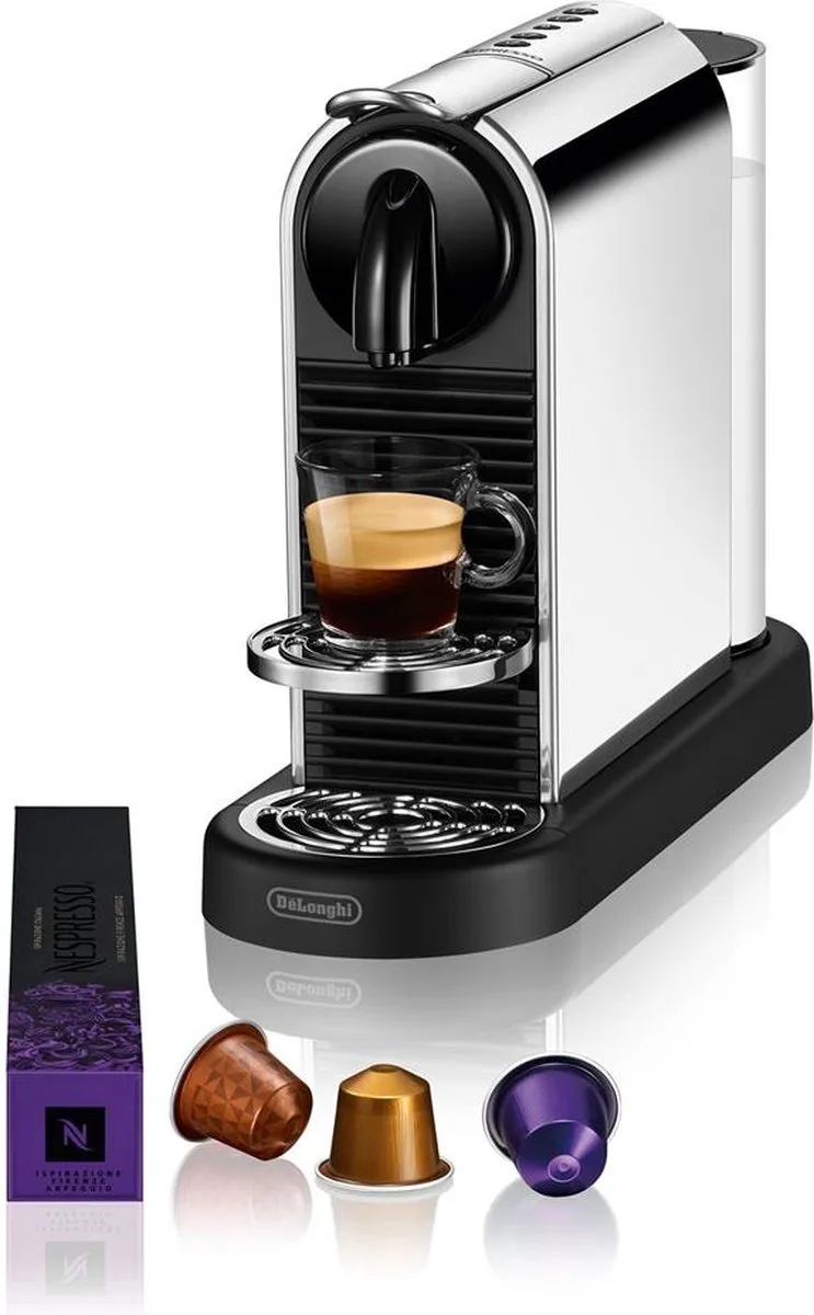 Nespresso CitiZ Platinum EN220.M - Koffiecupmachine - Stainless Steel van De'Longhi in Metaal – productfoto