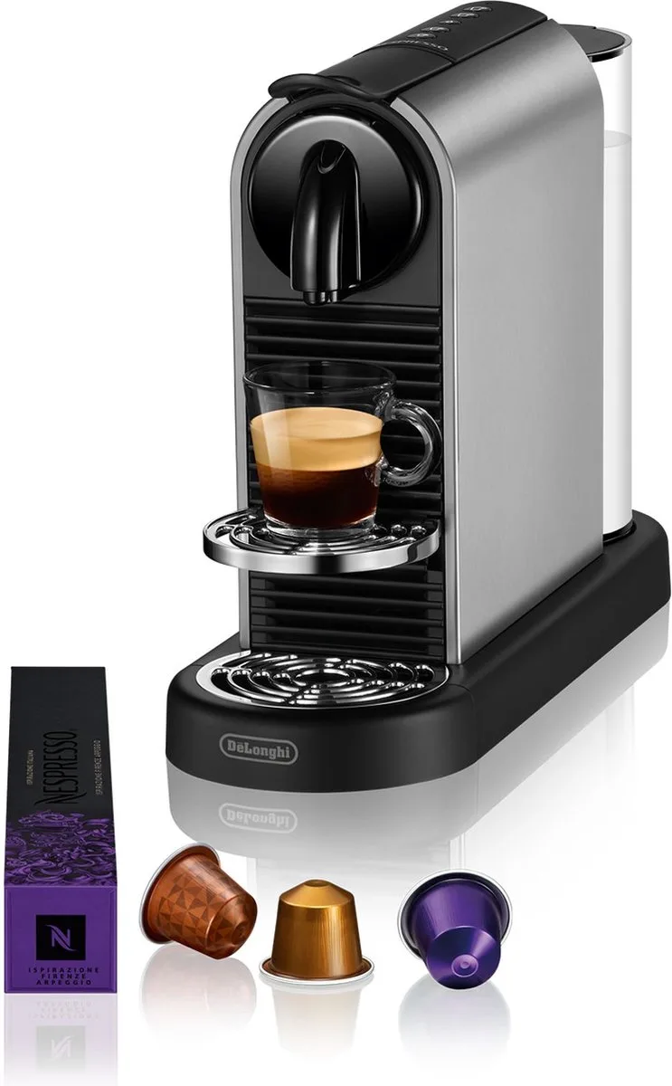Nespresso CitiZ Platinum EN220.T - Koffiecupmachine by De'Longhi in Titanium – product photo