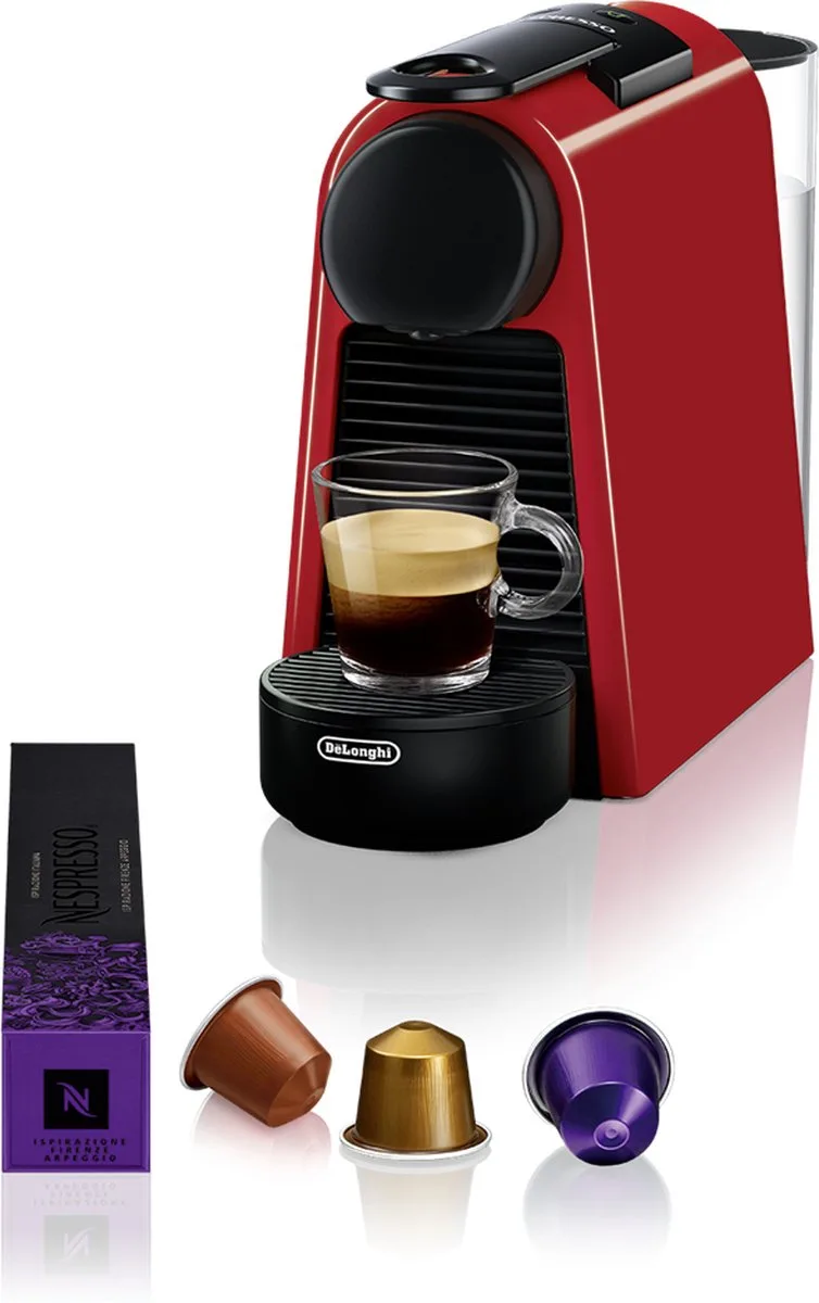 Nespresso Essenza Mini EN85.R - Koffiecupmachine van De'Longhi in Rood – productfoto