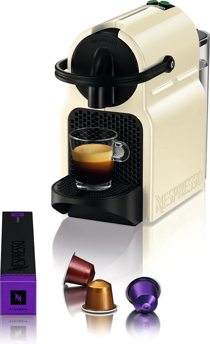Nespresso Inissia EN80.CW - Koffiecupmachine - Beige van De'Longhi in Creme Wit – productfoto