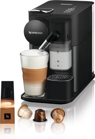 Nespresso Lattissima One – Koffiezetapparaat, One-Touch Cappuccino, Compact Melksysteem, 3 Recepten - EN510.B by De'Longhi in Black – product photo 1 of 2