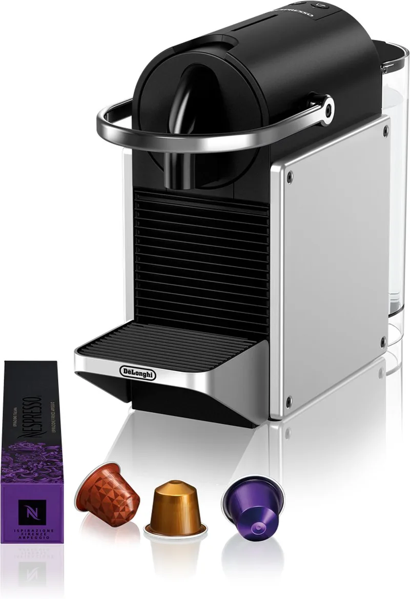 Nespresso Pixie EN127.S - Koffiecupmachine - Zilver von De'Longhi in Metaal – Produktfoto