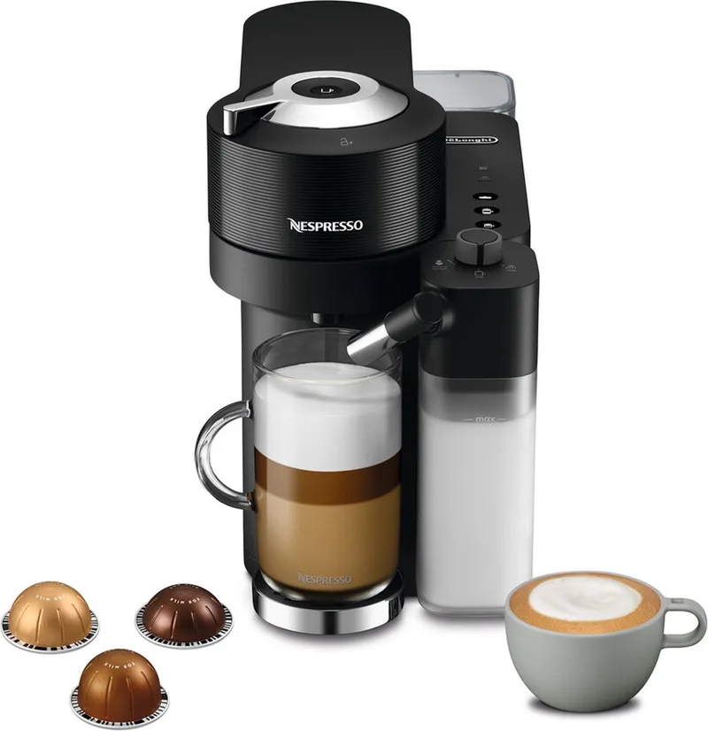 Nespresso Vertuo Lattissima ENV300.B - Koffiecupmachine de De'Longhi en Noir – photo produit