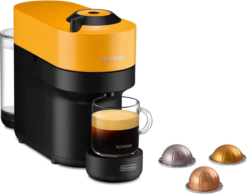 Nespresso Vertuo Pop ENV90.Y - Koffiecupmachine van De'Longhi in Geel – productfoto