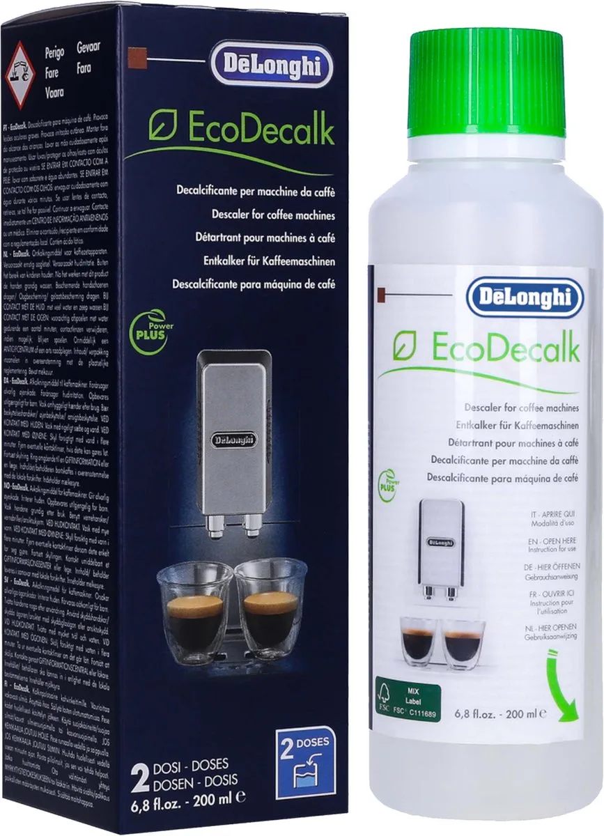 Ontkalker DLSC202 - Koffiemachine ontkalker de De'Longhi en Zie afbeelding – photo produit