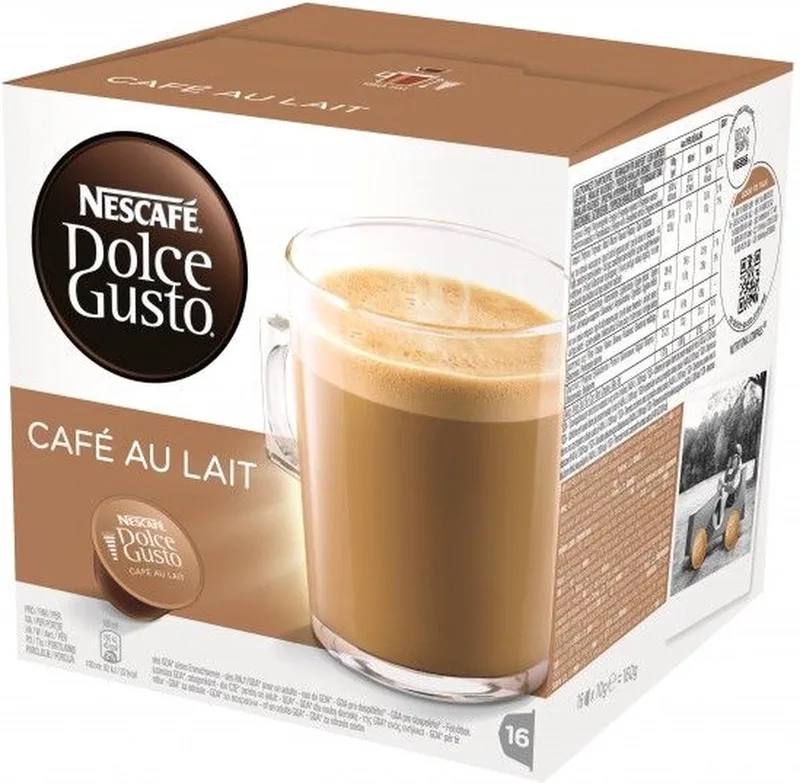 Café au Lait - 9x16 capsules van Nescafé Dolce Gusto – productfoto