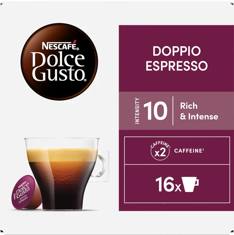 capsules Doppio - 48 koffiecups voor 48 koppen koffie van Nescafé Dolce Gusto – productfoto
