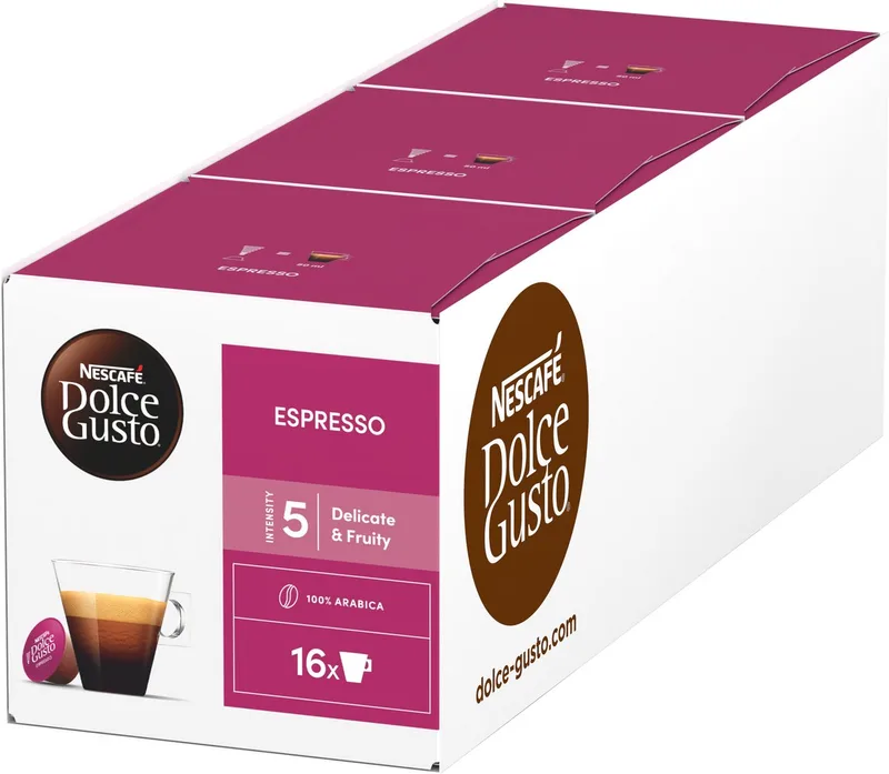 capsules Espresso - 48 koffiecups voor 48 koppen koffie från Nescafé Dolce Gusto – produktbild