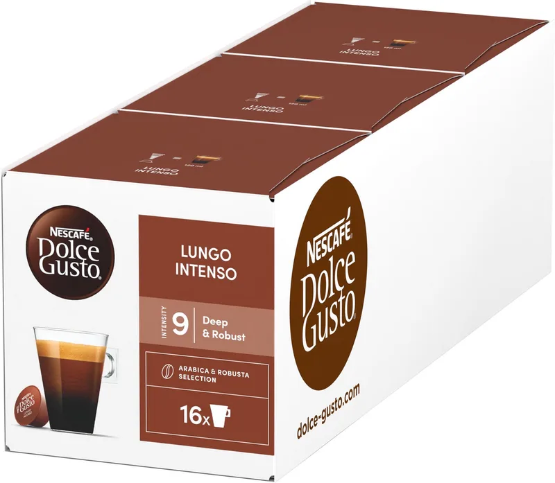 capsules Lungo Intenso - 48 koffiecups voor 48 koppen koffie från Nescafé Dolce Gusto – produktbild