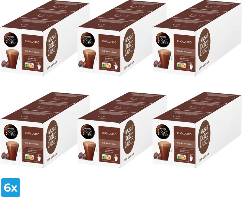 Choccino (6x 24 cups) van Nescafé Dolce Gusto – productfoto