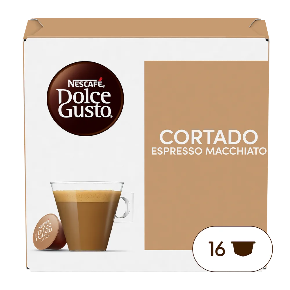 Cortado Espresso Macchiato - 16 capsules by Nescafé Dolce Gusto – product photo