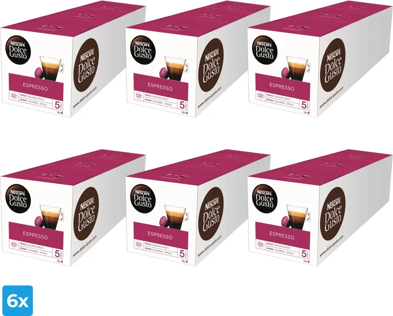 Espresso (6x 48 cups) van Nescafé Dolce Gusto – productfoto