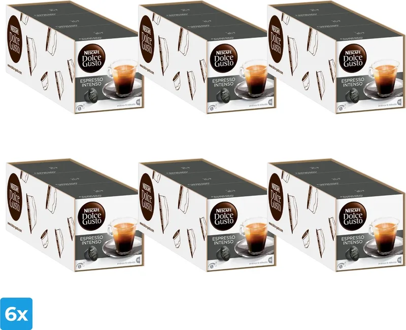 Espresso Intenso (6x 48 cups) van Nescafé Dolce Gusto – productfoto