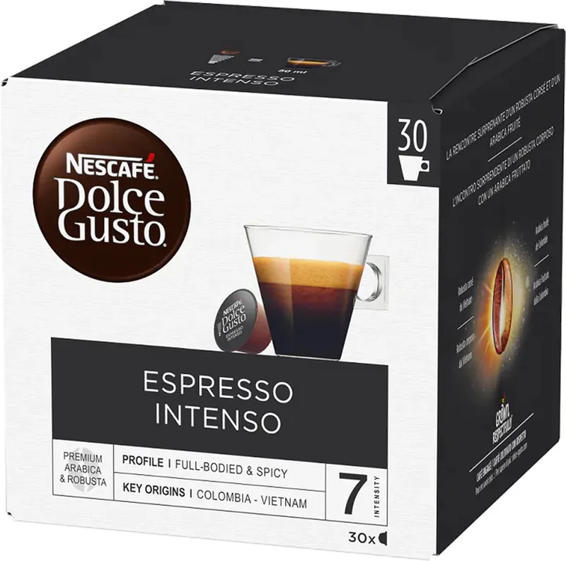 Espresso Intenso XL - 30 Capsules van Nescafé Dolce Gusto – productfoto