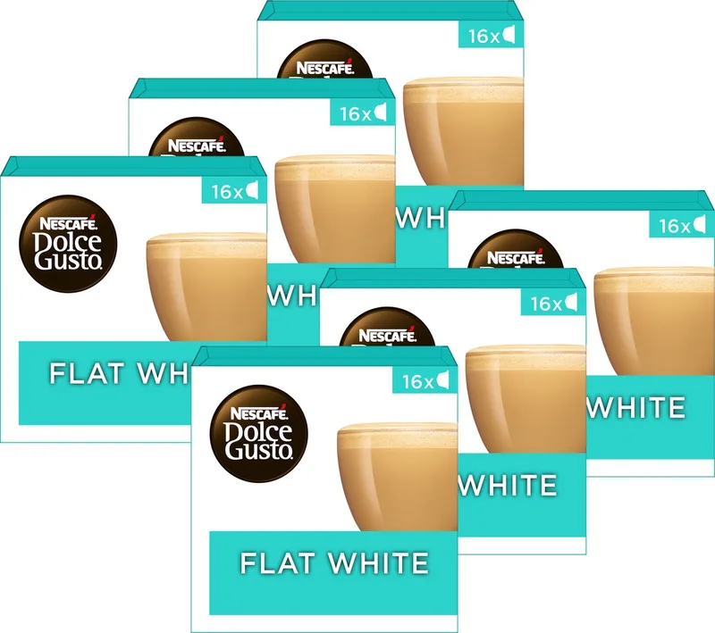 Flat White - 96 koffiecups från Nescafé Dolce Gusto – produktbild