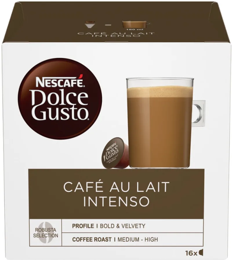 Koffiecapsules NESCAFÉ® Dolce Gusto® Café au Lait Intenso, 16 st. by Nescafé Dolce Gusto – product photo