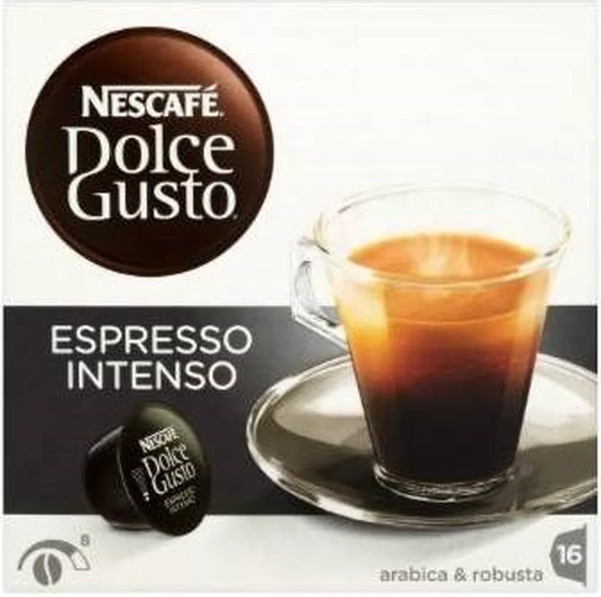 Koffiecapsules NESCAFÉ® Dolce Gusto® Espresso Intenso, 16 st. van Nescafé Dolce Gusto – productfoto