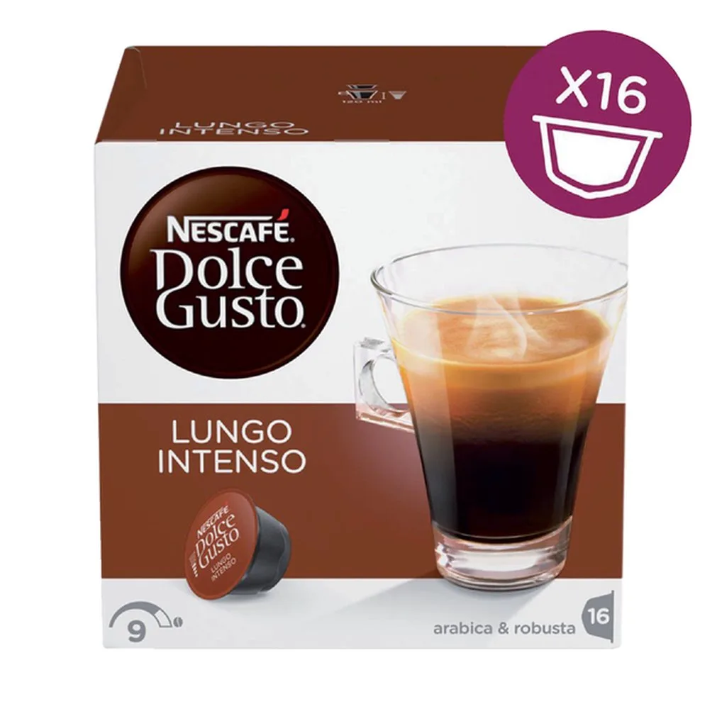 Koffiecups Dolce Gusto lungo intenso 16 stuks by Nescafé Dolce Gusto – product photo