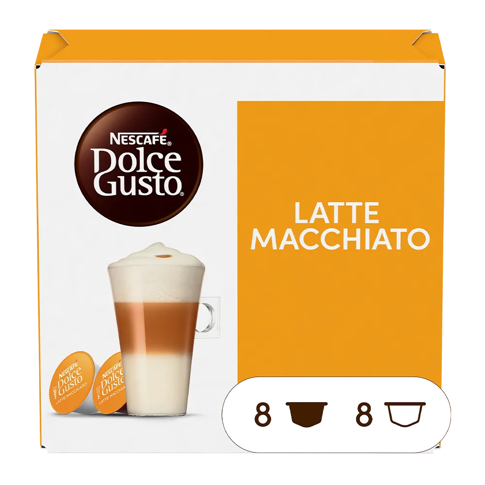 Latte Macchiato Caramel - 16 capsules van Nescafé Dolce Gusto – productfoto