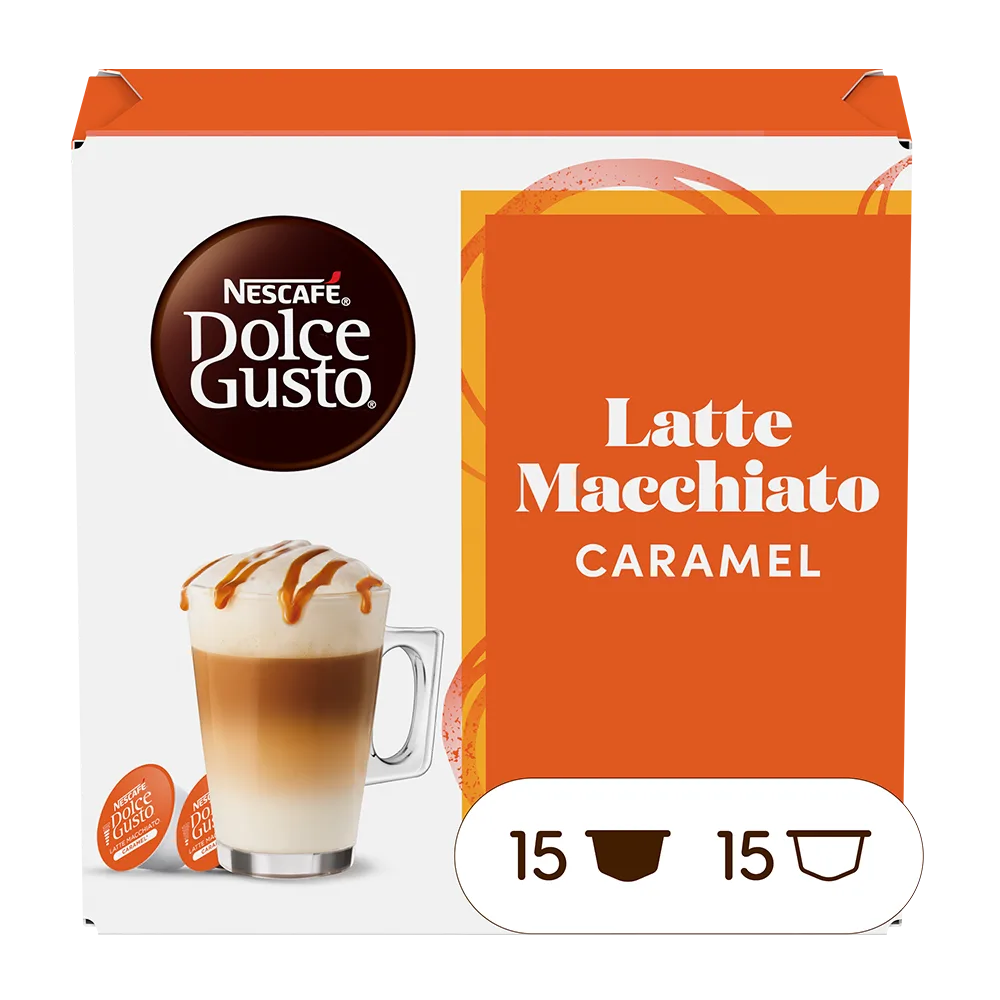 Latte Macchiato Caramel - 30 capsules van Nescafé Dolce Gusto – productfoto