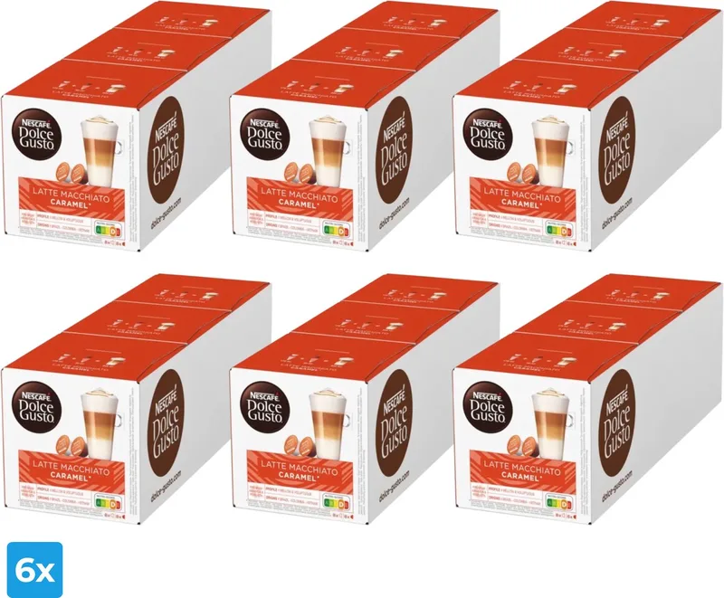 Latte Machiato Caramel (6x 48 cups) fra Nescafé Dolce Gusto – produktbillede