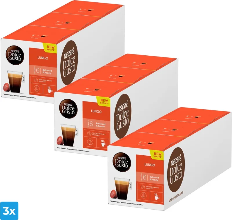 Lungo (3x 48 cups) by Nescafé Dolce Gusto – product photo